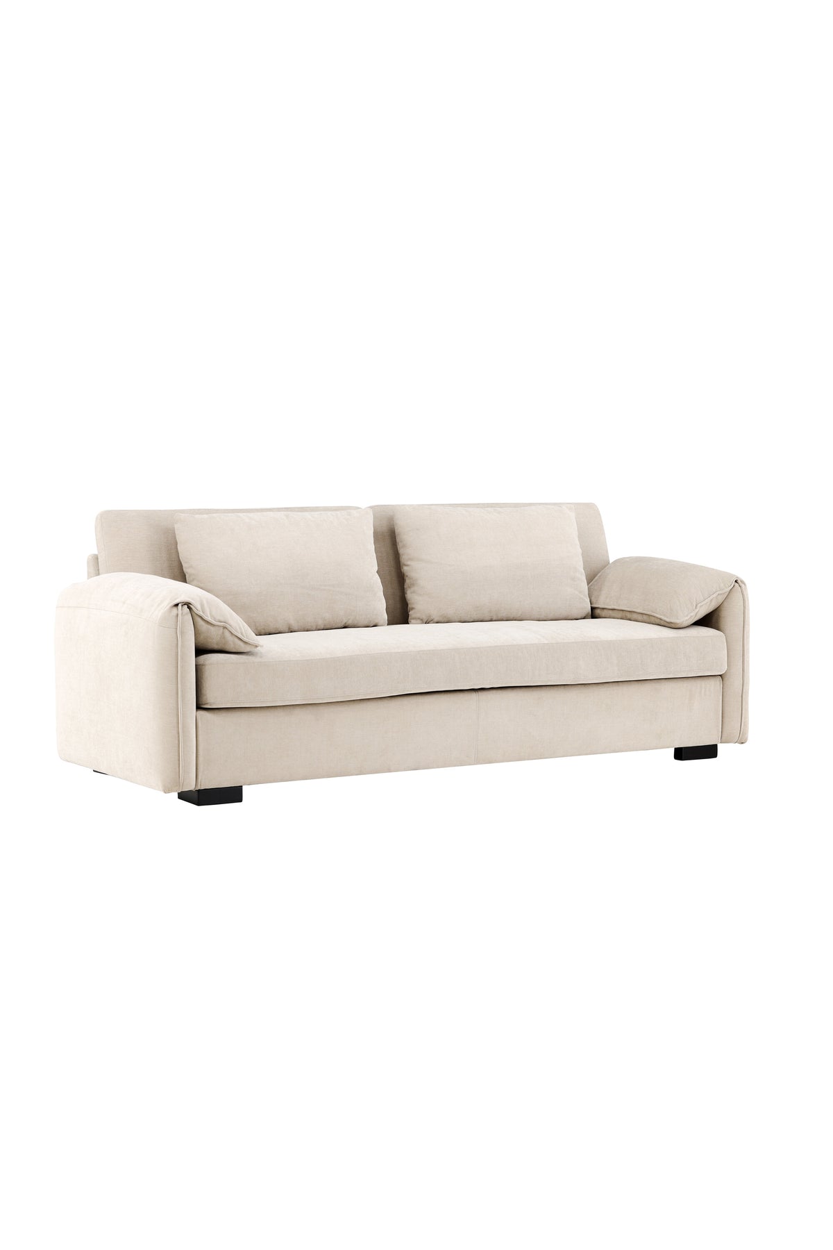 Malva 3-sits soffor beige – studioshot