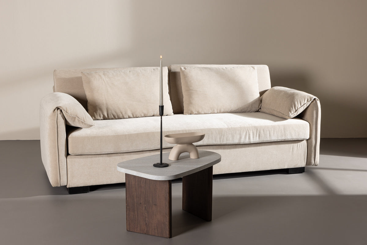 Malva 3-sits soffor beige – inspirationsbild