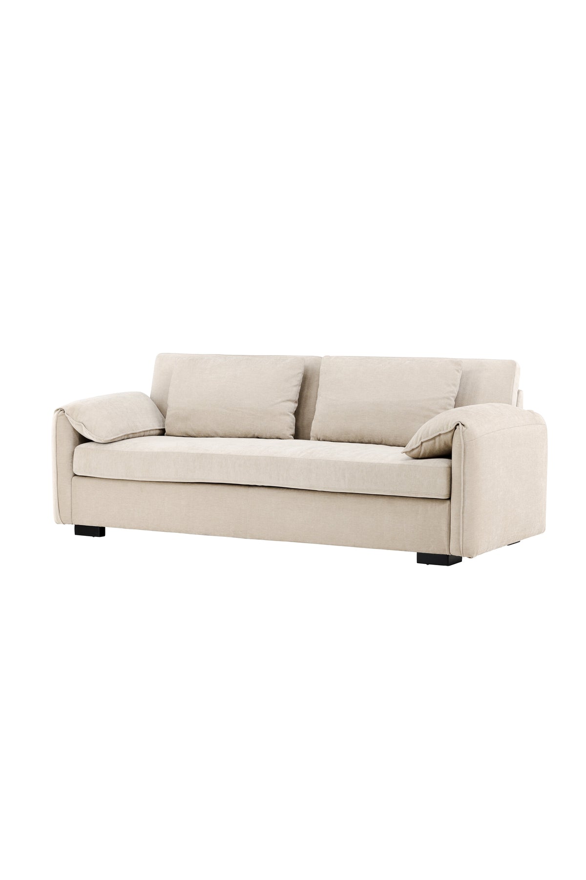 Malva 3-sits soffor beige – studioshot