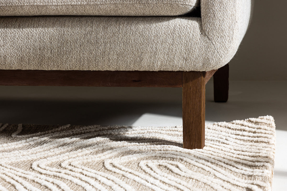Olympos 3-sits soffor beige – livsstilsbild