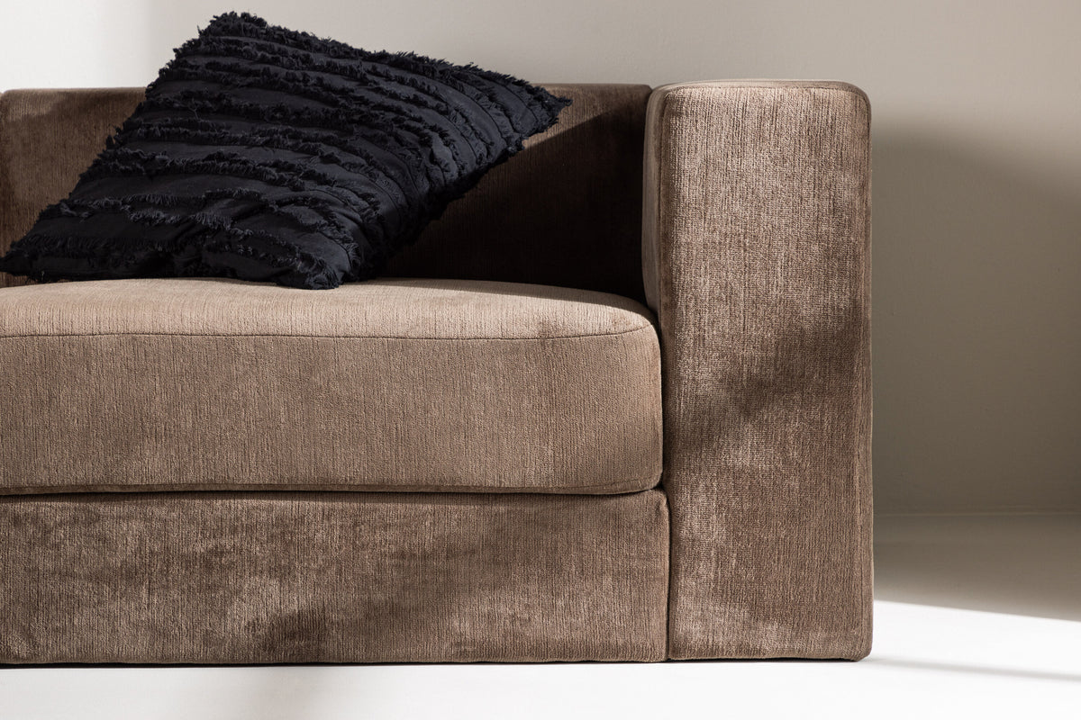 Lumi 3-sits soffor brun – livsstilsbild