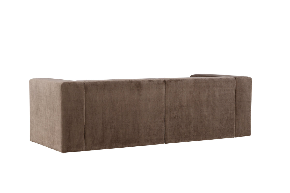 Lumi 3-sits soffor brun – produktbild