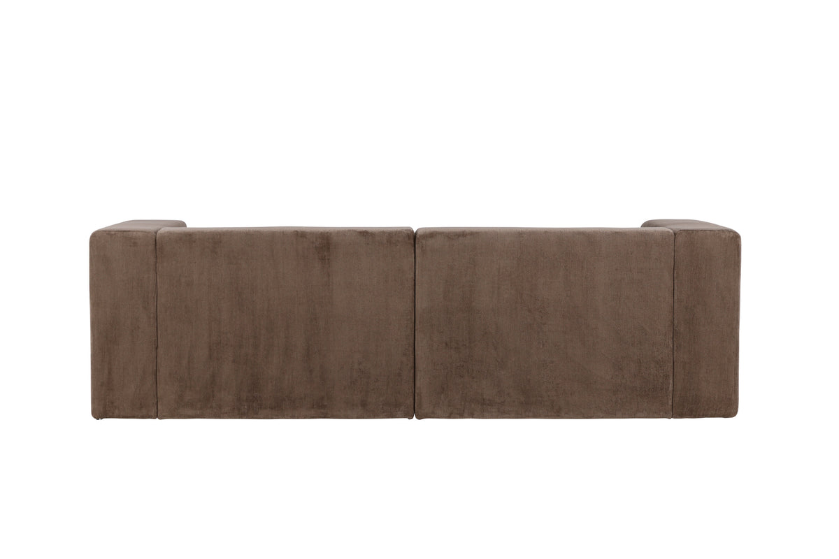 Lumi 3-sits soffor brun – produktbild