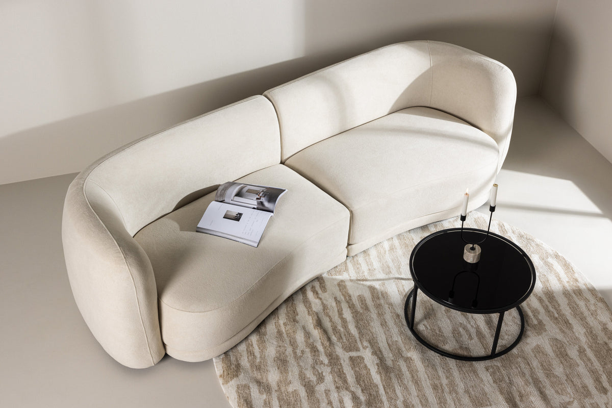 Cielo 3-sits soffor vit – livsstilsbild