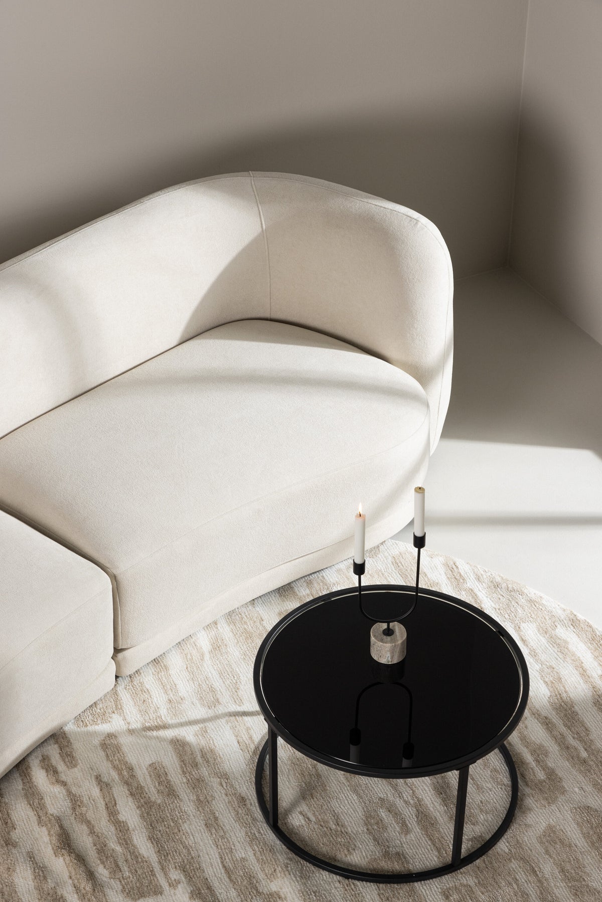 Cielo 3-sits soffor vit – livsstilsbild