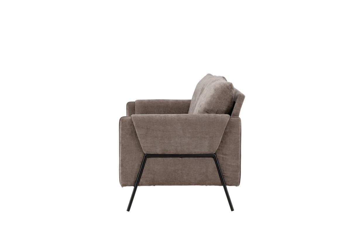 Indigo 2-sits soffor beige – detaljbild