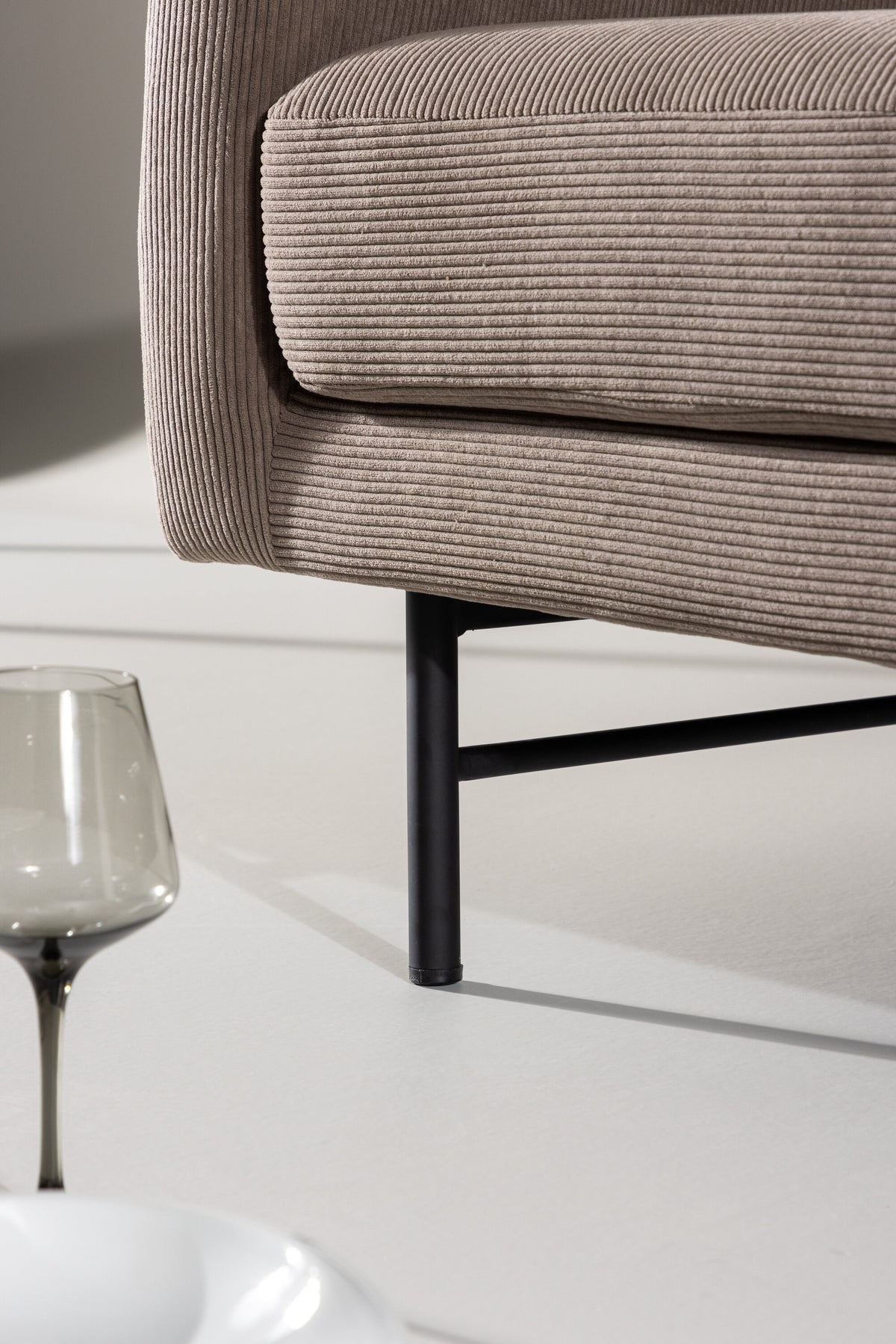 Sky 3-sits soffor brun – stilbild