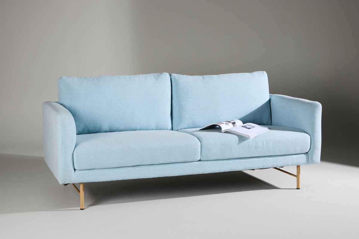 Sky 3-sits soffor blå – inspirationsbild