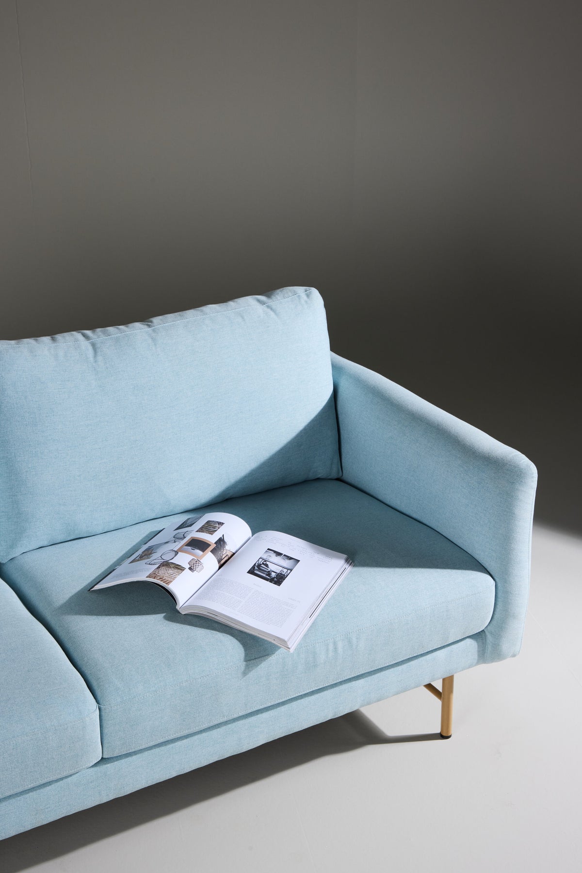 Sky 3-sits soffor blå – livsstilsbild