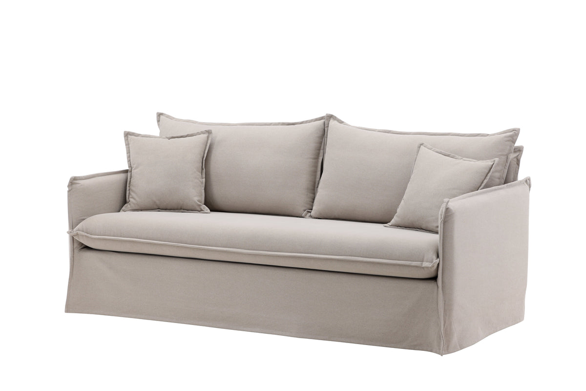 Nova 3-sits soffor brun – sidovy