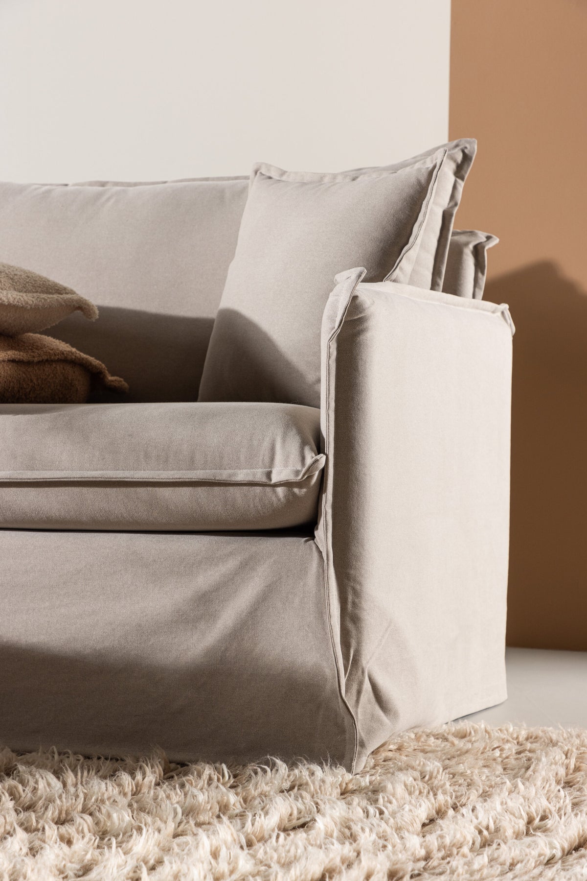 Nova 3-sits soffor brun – livsstilsbild