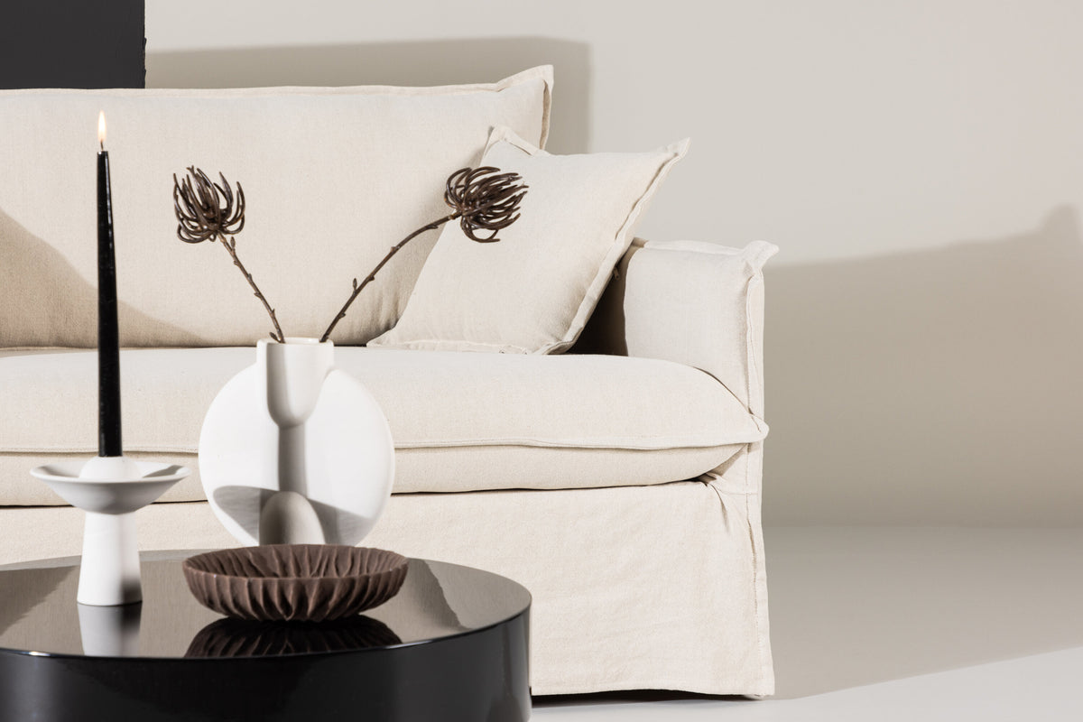 Nova 4-sits soffor beige – hemmiljö ovanifrån