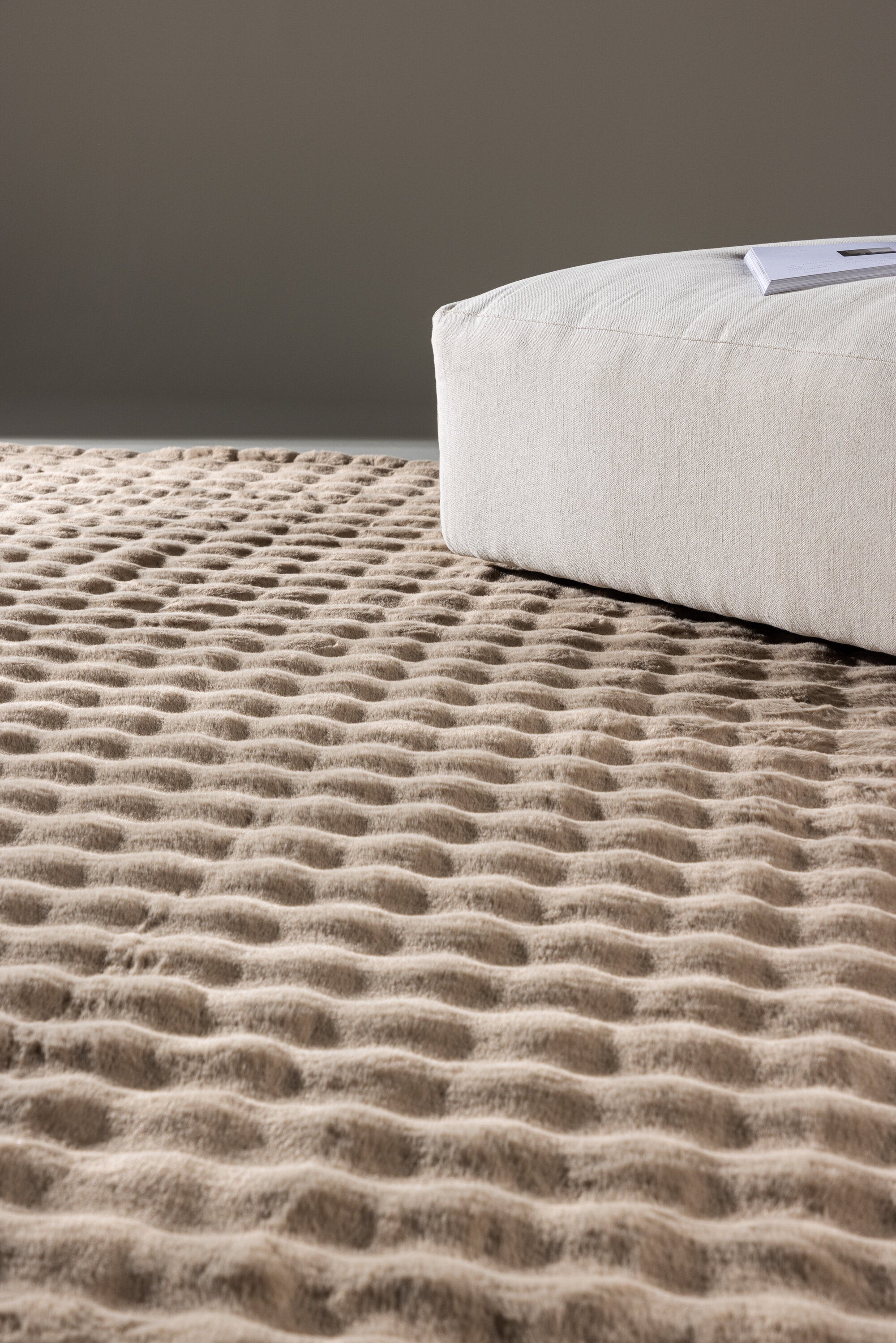 Novis polyestermatta 290 x 200 cm – närbild struktur