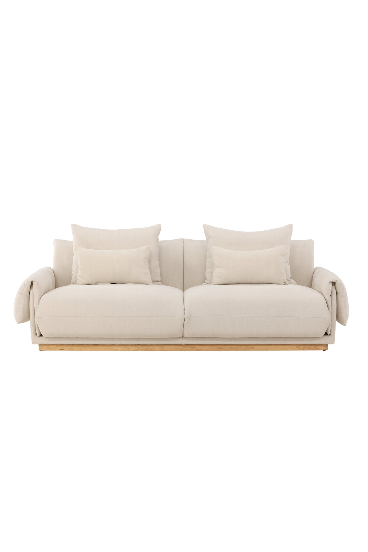 Mollösund 3-sits soffor beige – studioshot