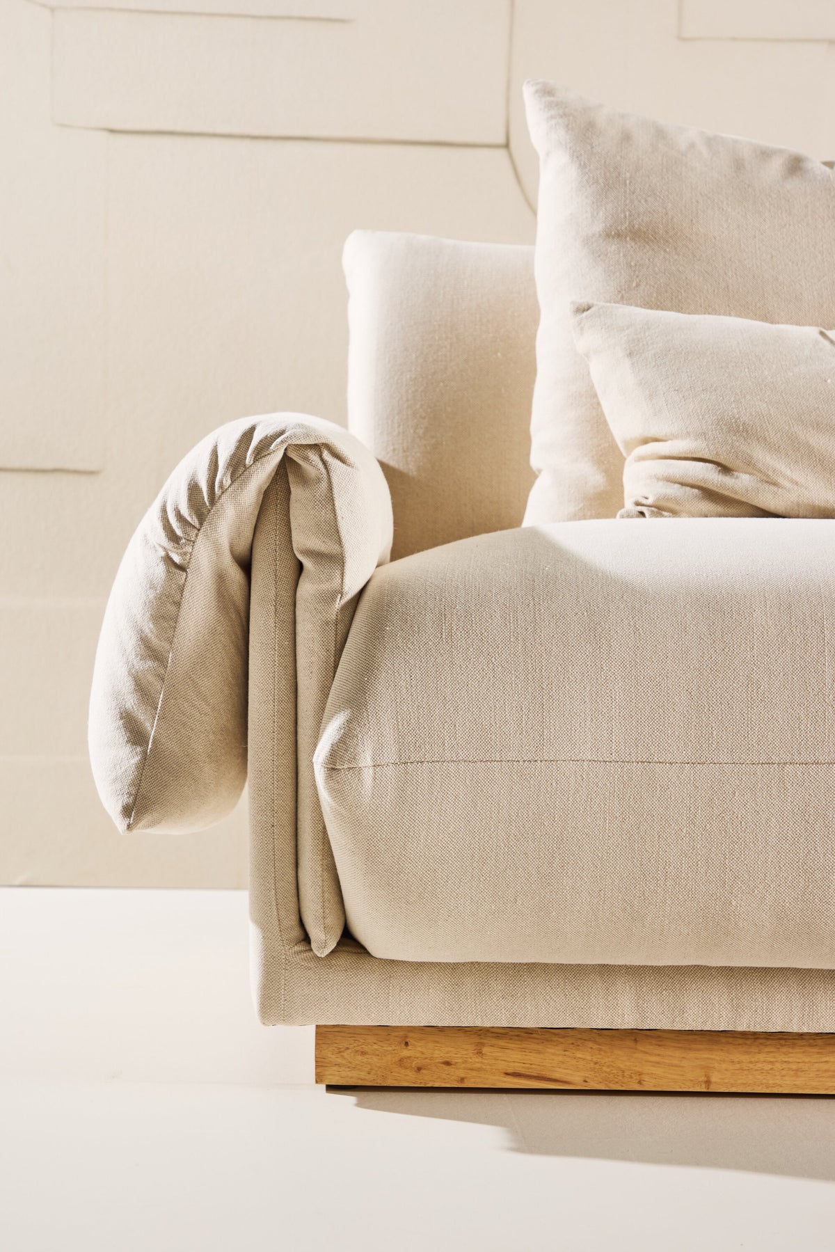 Mollösund 3-sits soffor beige – stilbild