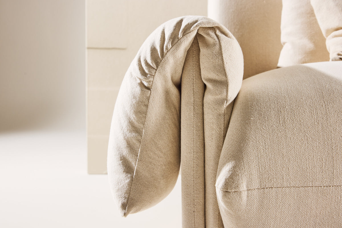 Mollösund 3-sits soffor beige – livsstilsbild