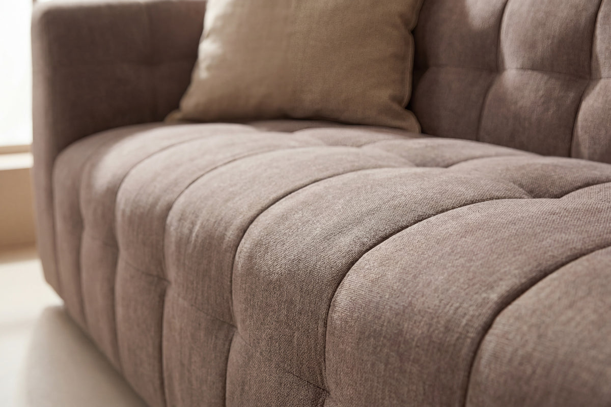 Malou 3-sits soffor brun – livsstilsbild