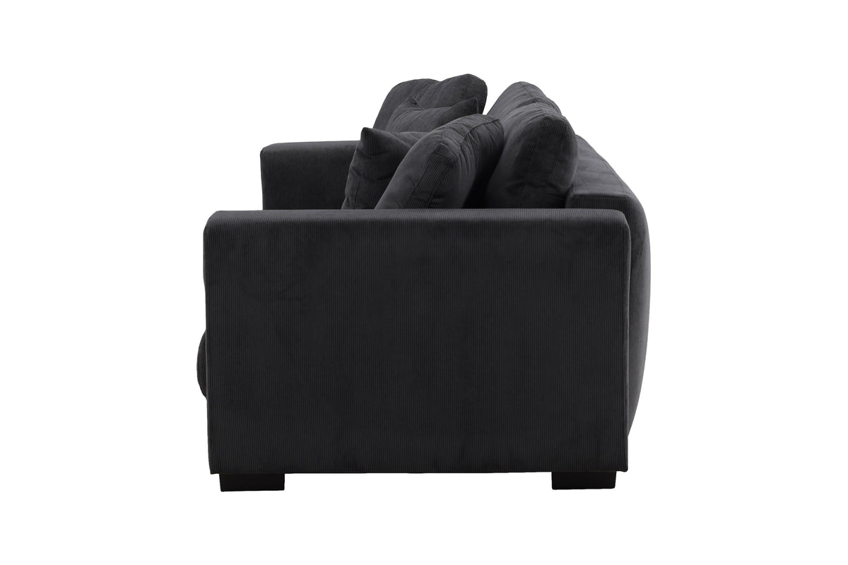 Bellman 3-sits soffor mörkgrå – detaljbild