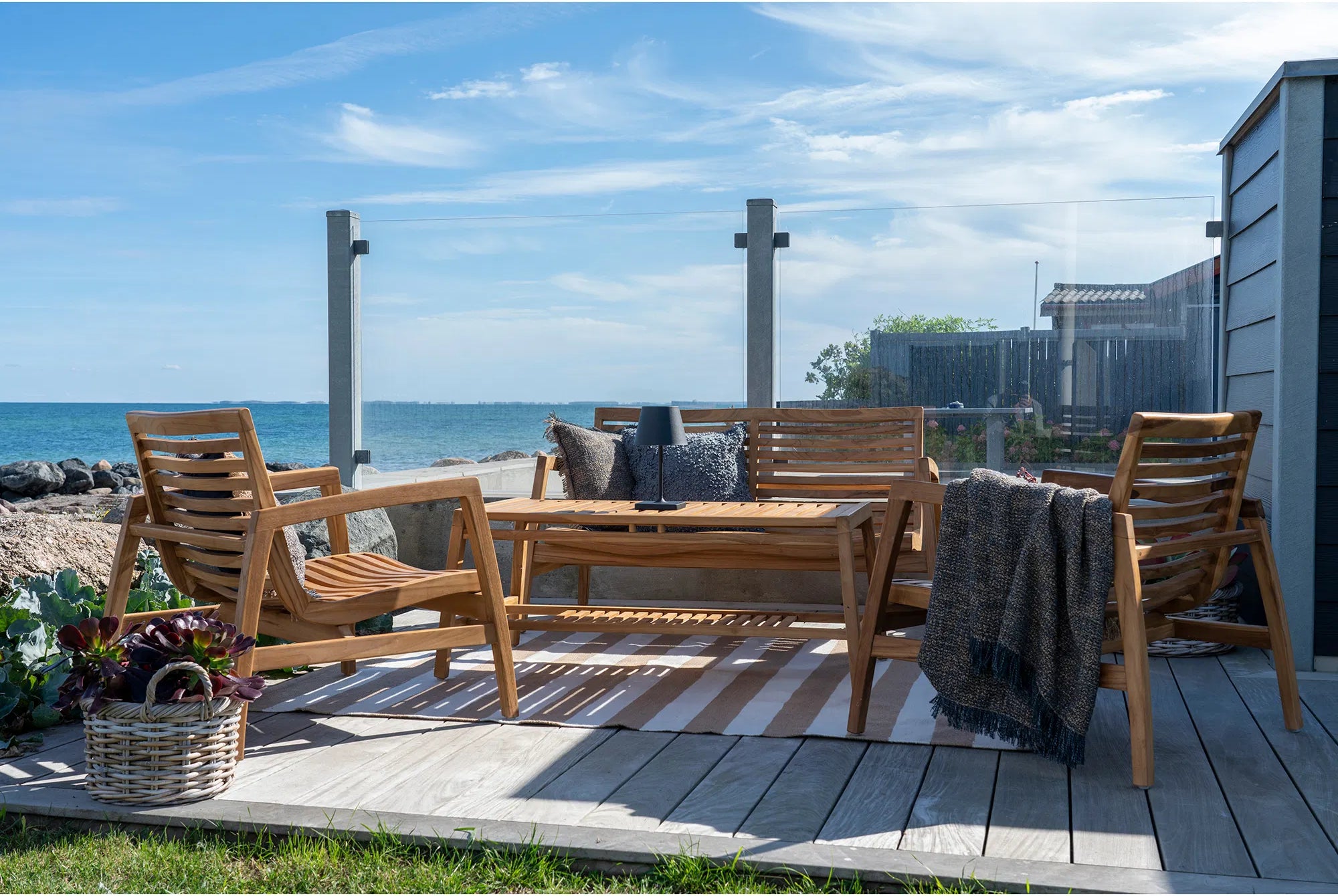 Santander Teak Loungeset - Folkart