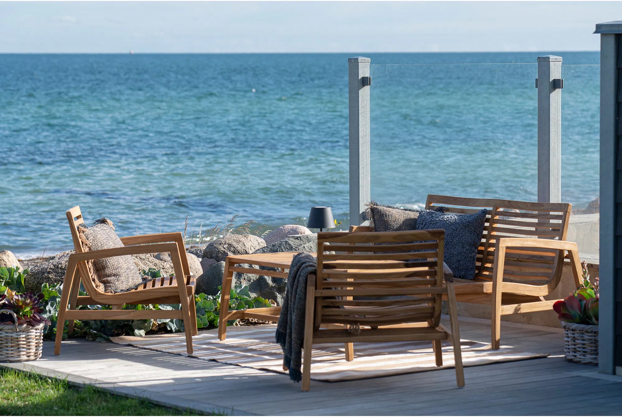 Santander Teak Loungeset - Folkart