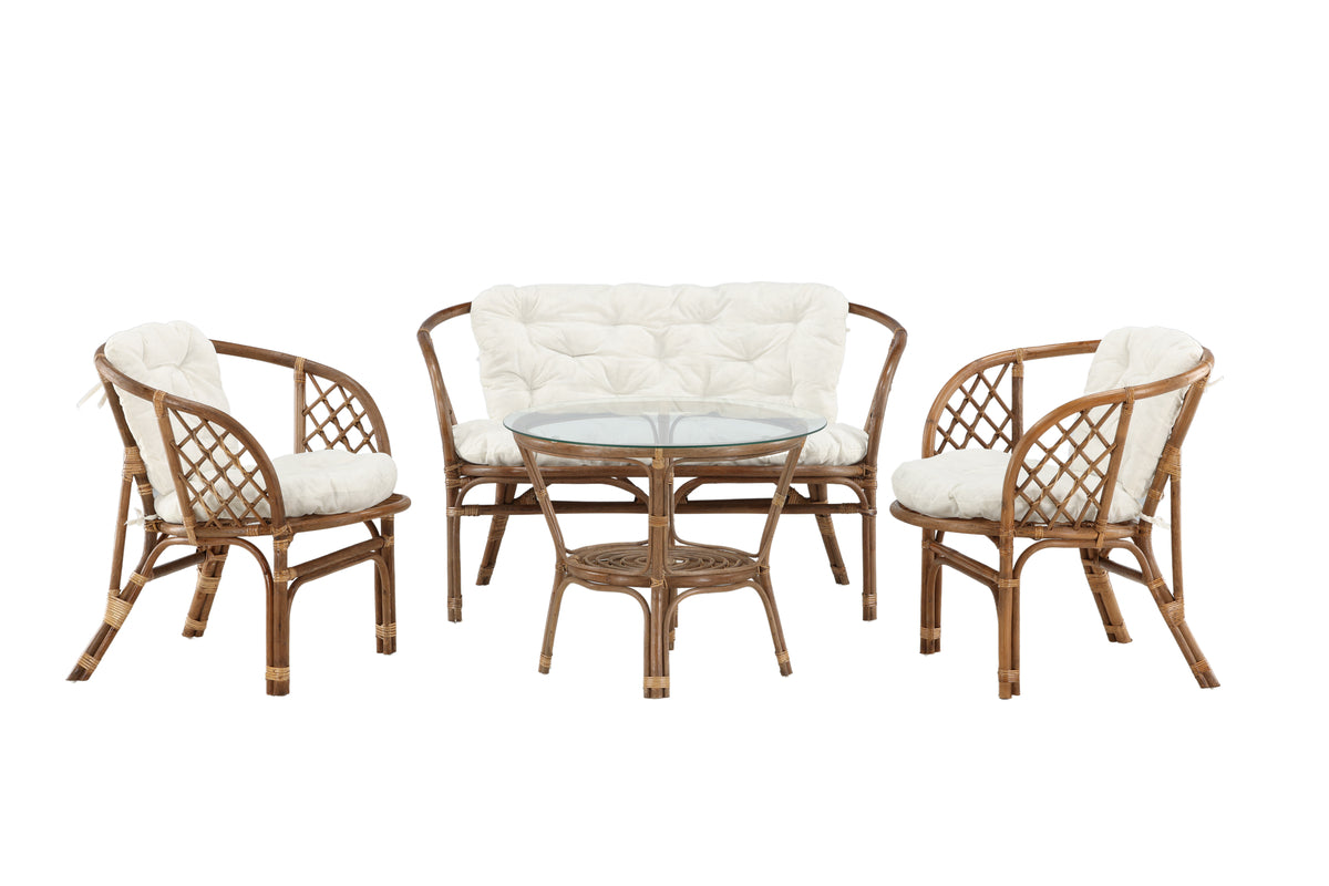 Wera Lounge set mörk valnöt - Folkart