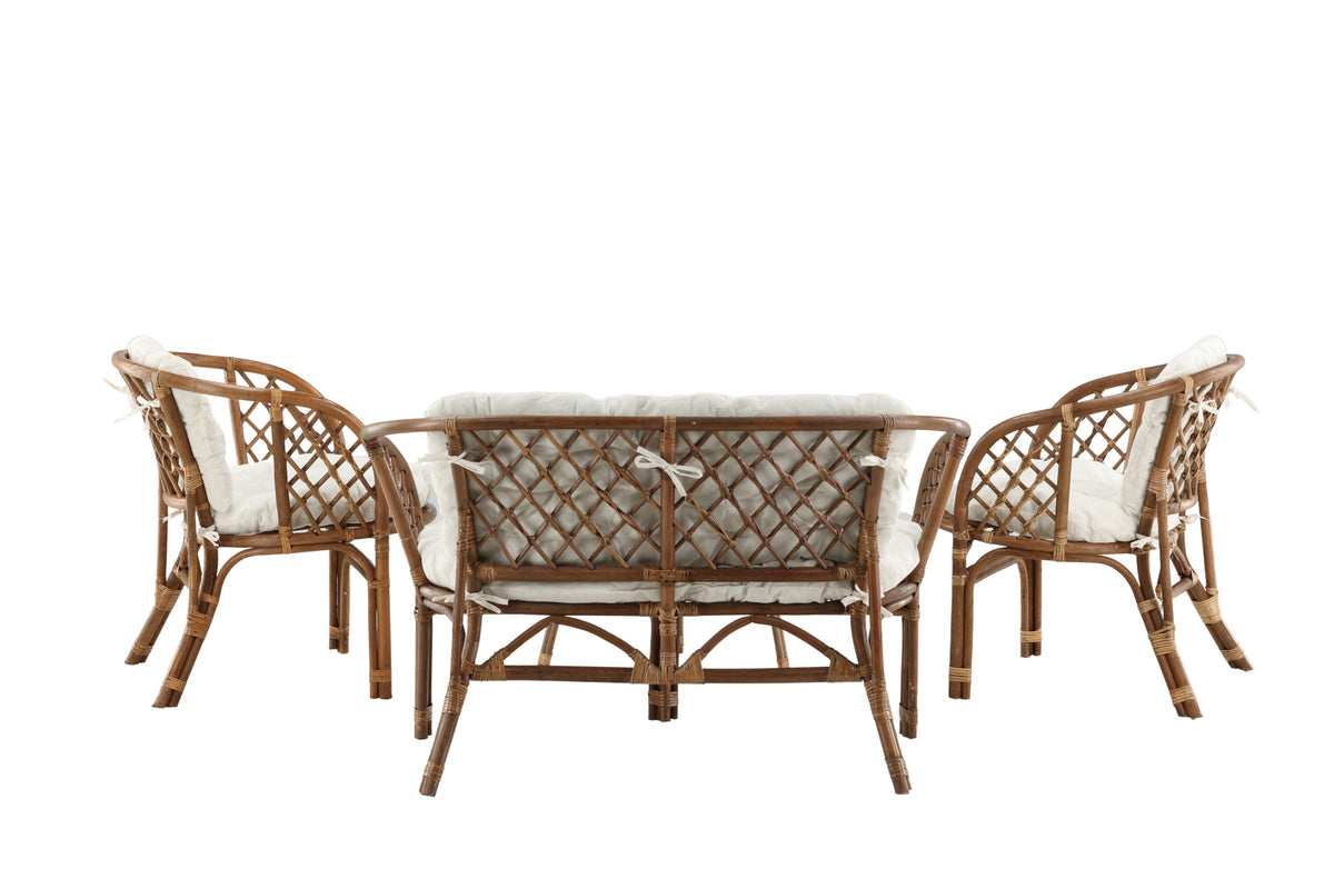Wera Lounge set mörk valnöt - Folkart