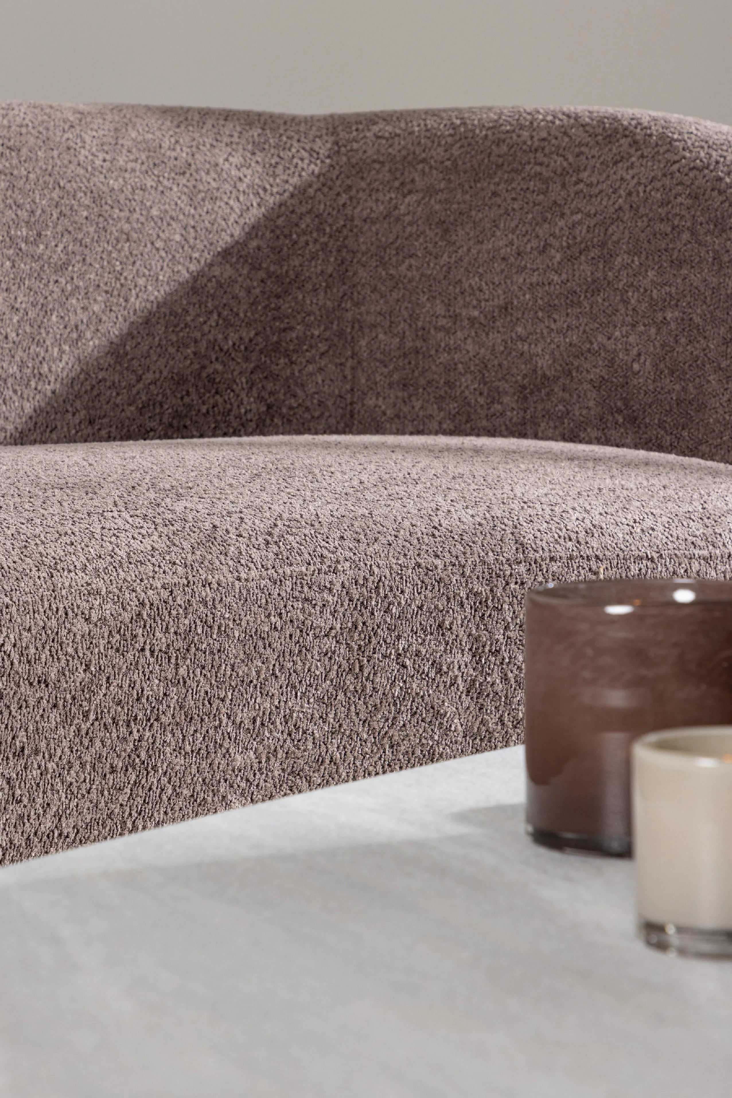 Cielo 3-sits soffa - Brun Boucle - Folkart