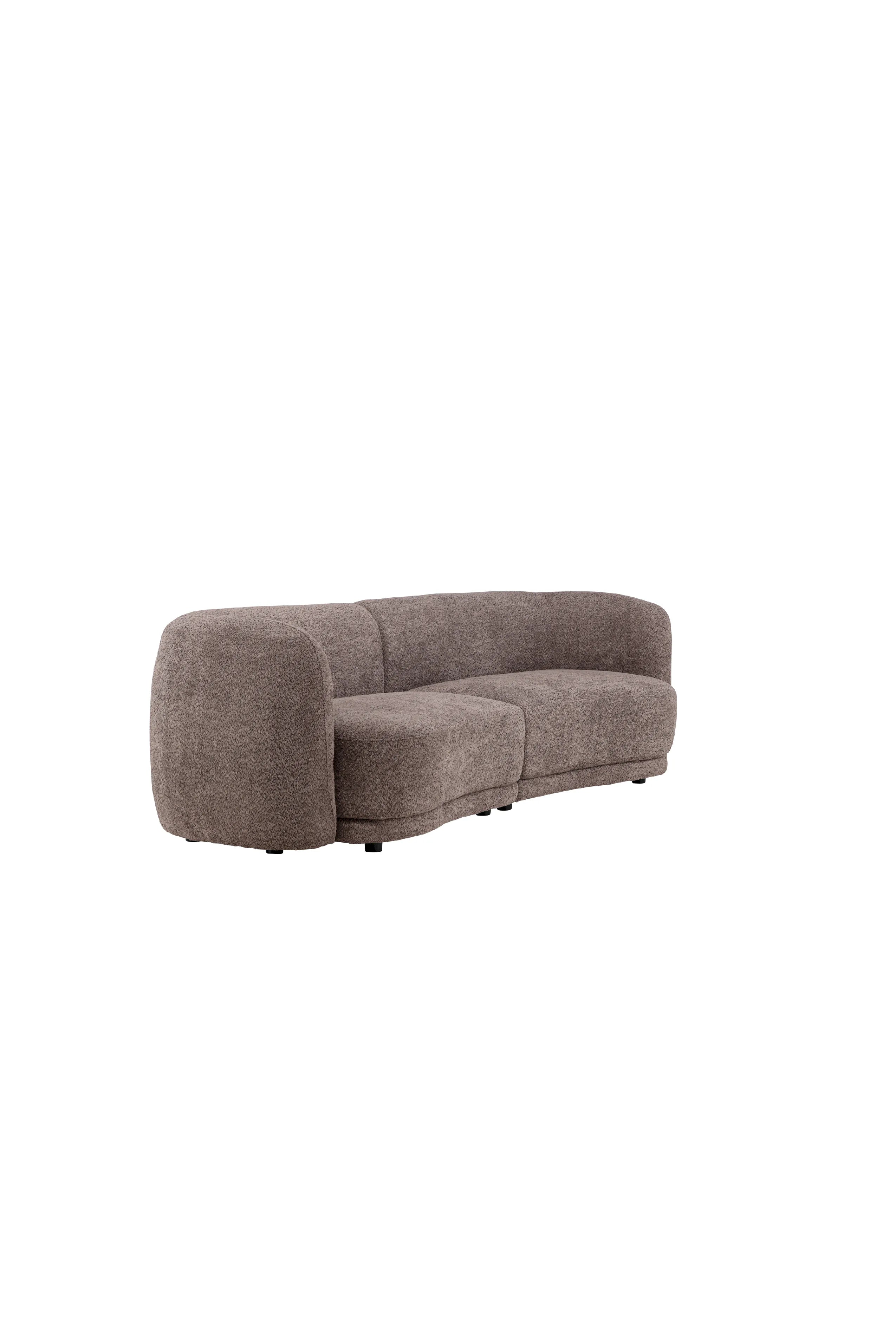 Cielo 3-sits soffa - Brun Boucle - Folkart