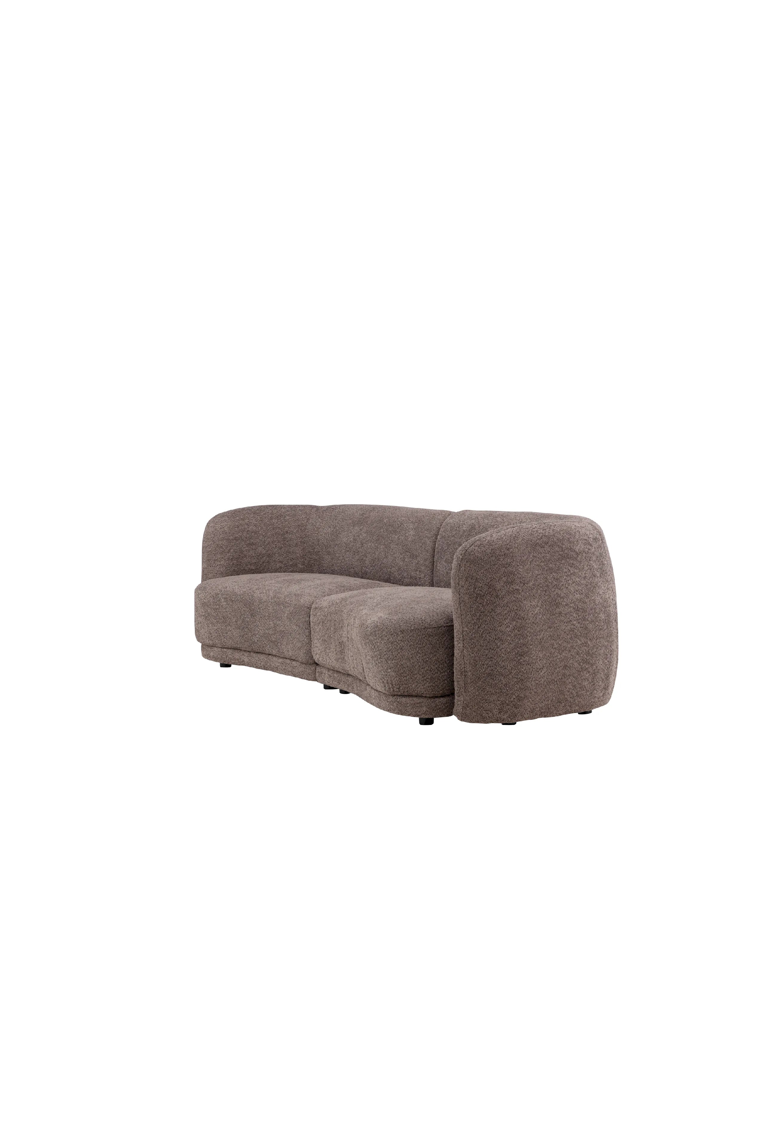 Cielo 3-sits soffa - Brun Boucle - Folkart