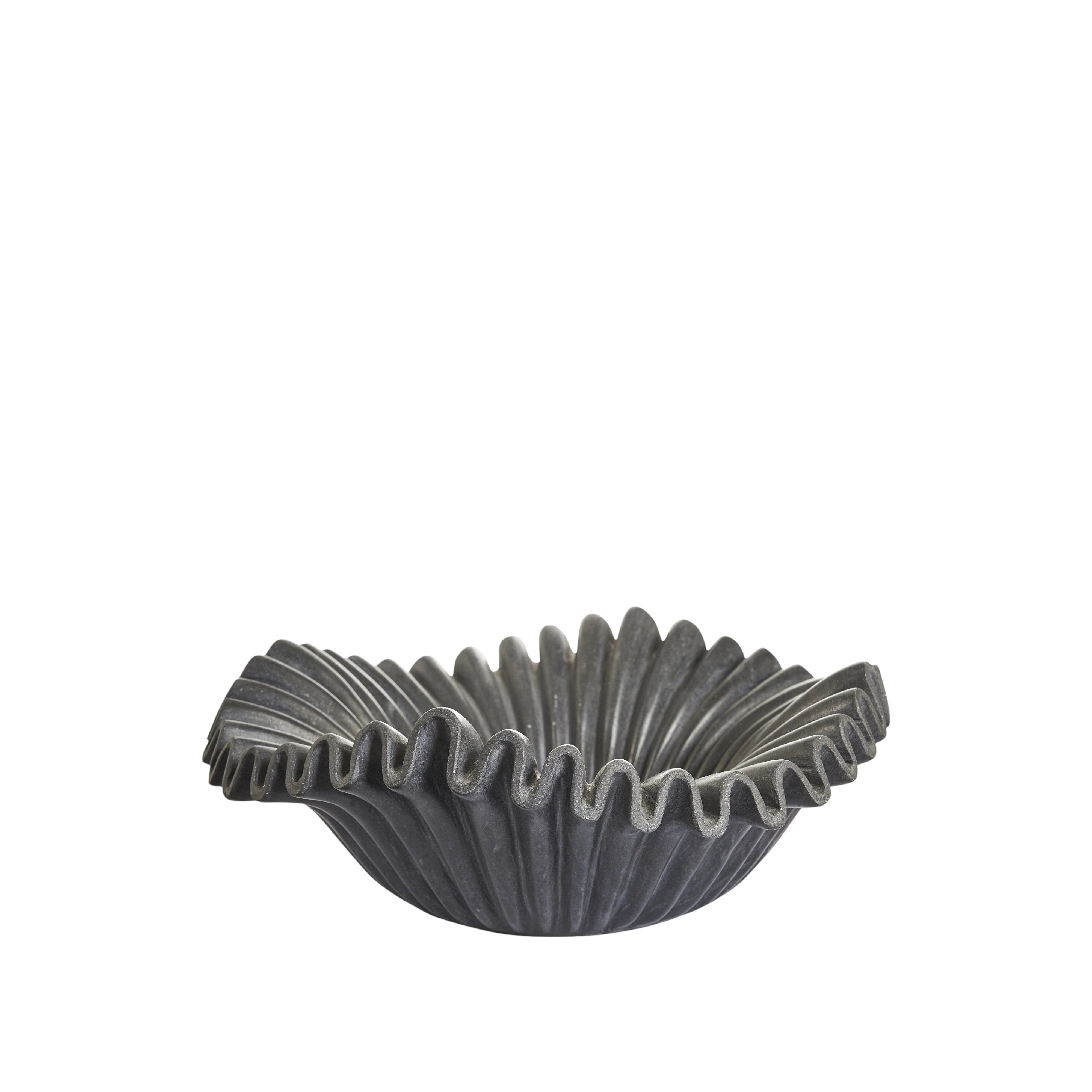 Anemone marmor skål 40x40x16 cm - Folkart
