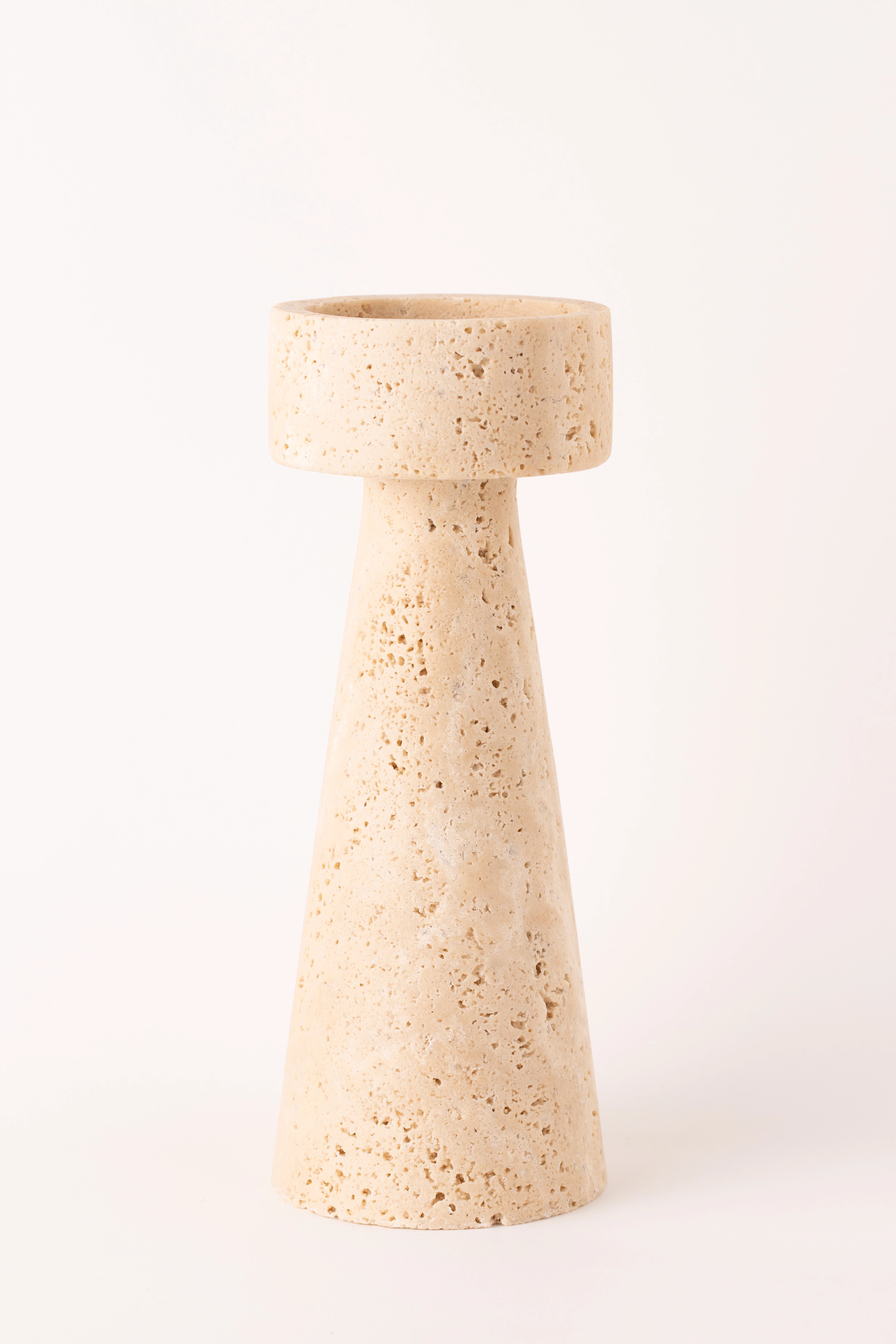 Colonna Travertin ljusstake - Folkart.se