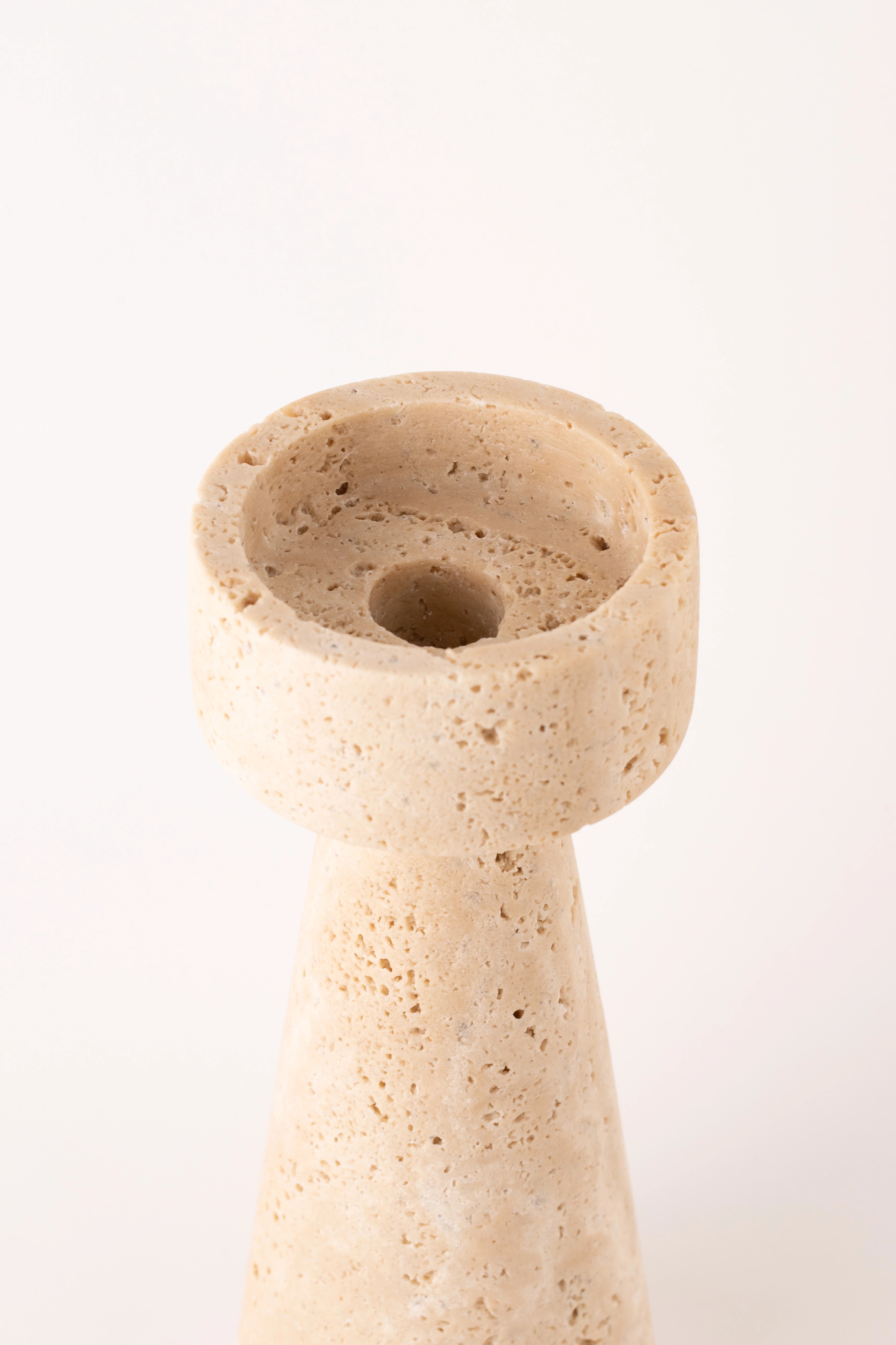 Colonna Travertin ljusstake - Folkart.se