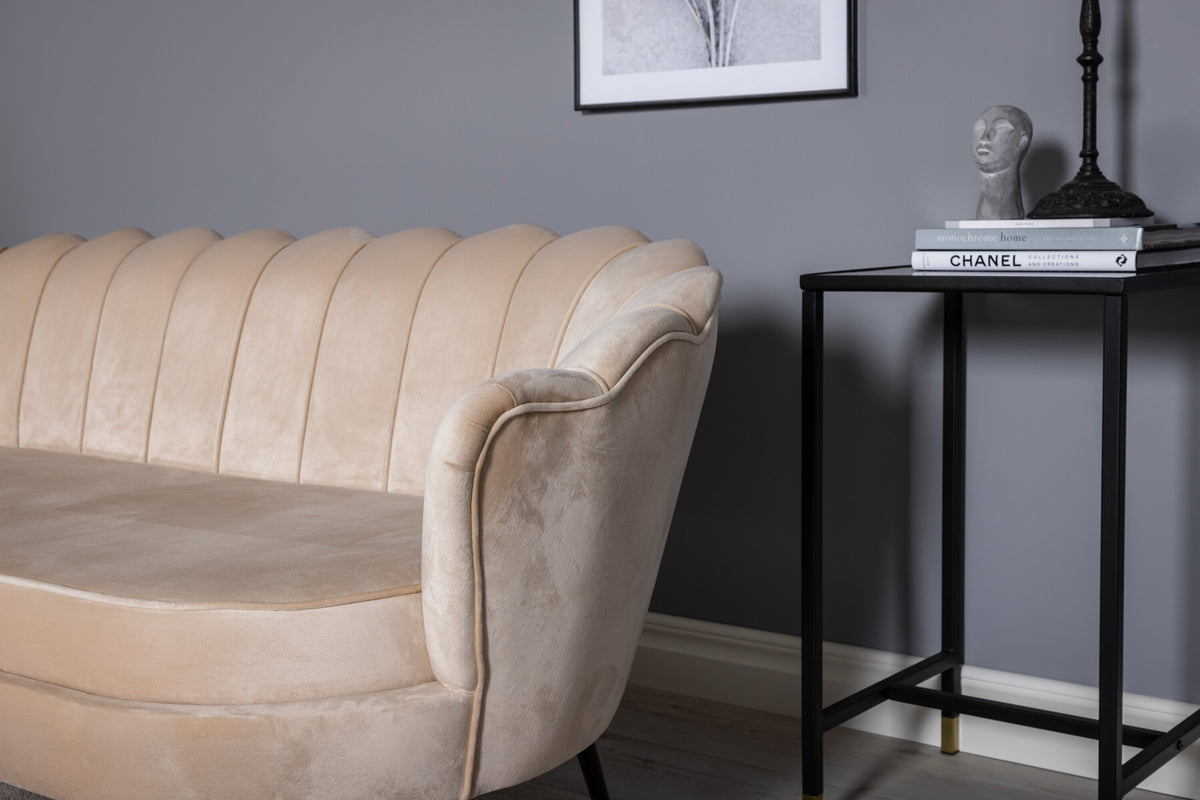 Calais 3-sits soffor beige – inspirationsbild