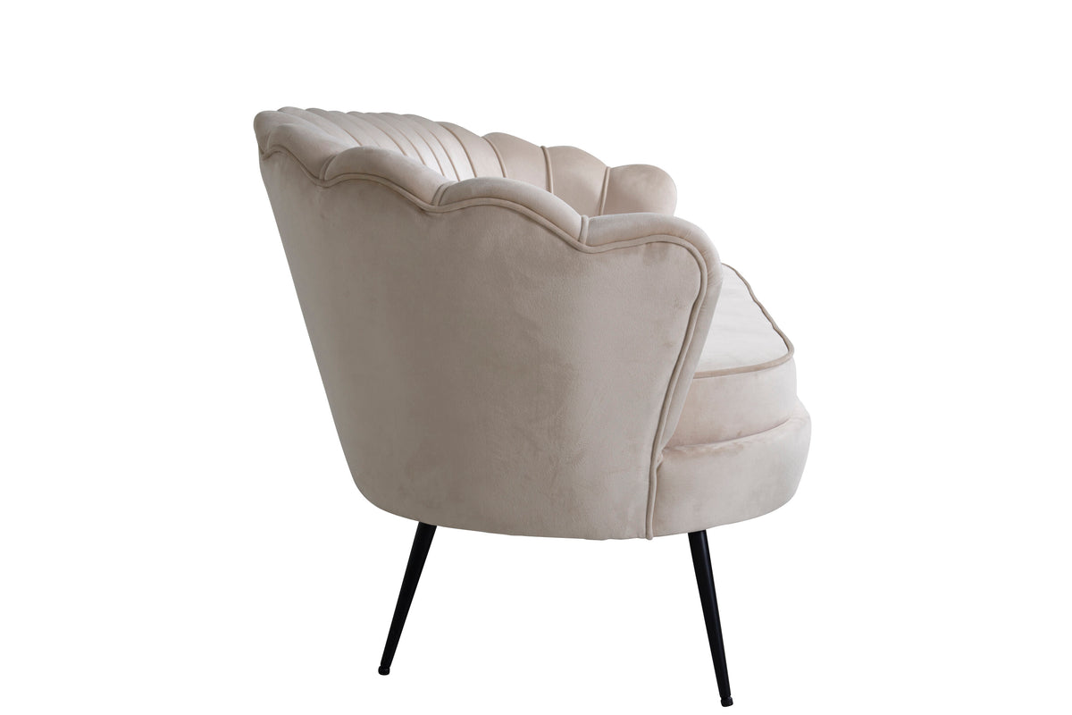 Calais 3-sits soffor beige – detaljbild