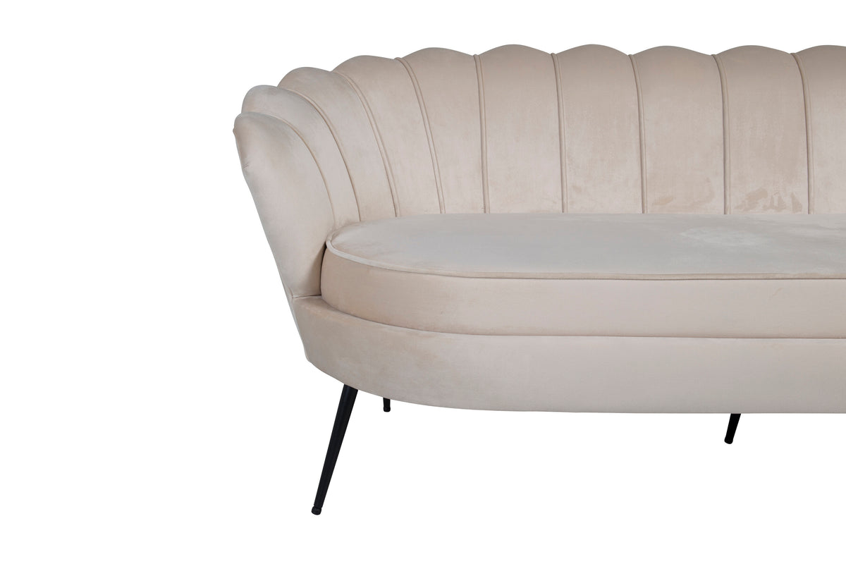 Calais 3-sits soffor beige – produktbild
