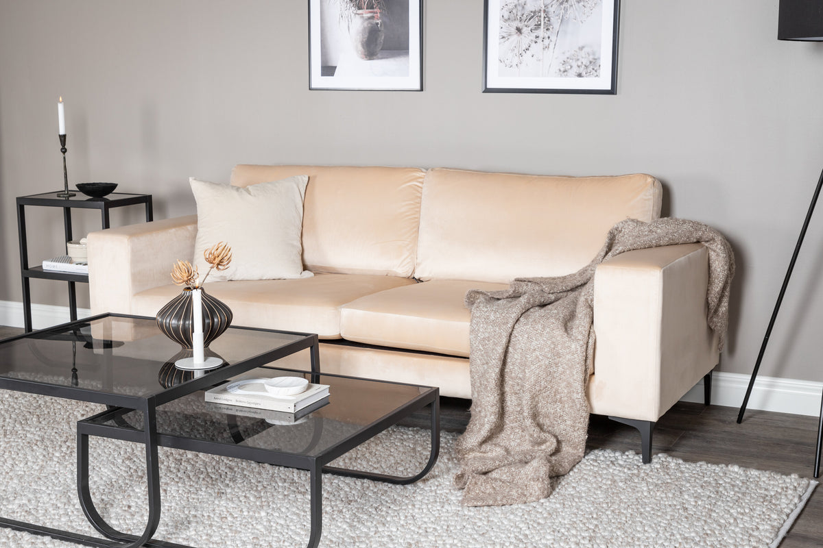 Bolero 3-sits soffor beige – inspirationsbild