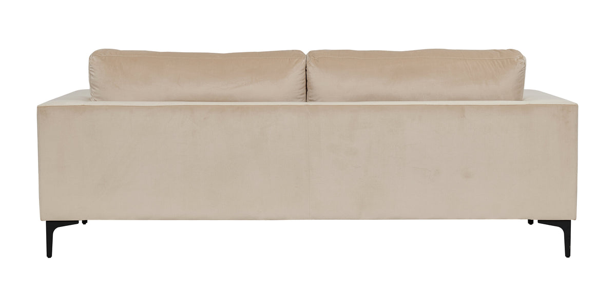 Bolero 3-sits soffor beige – sidovy