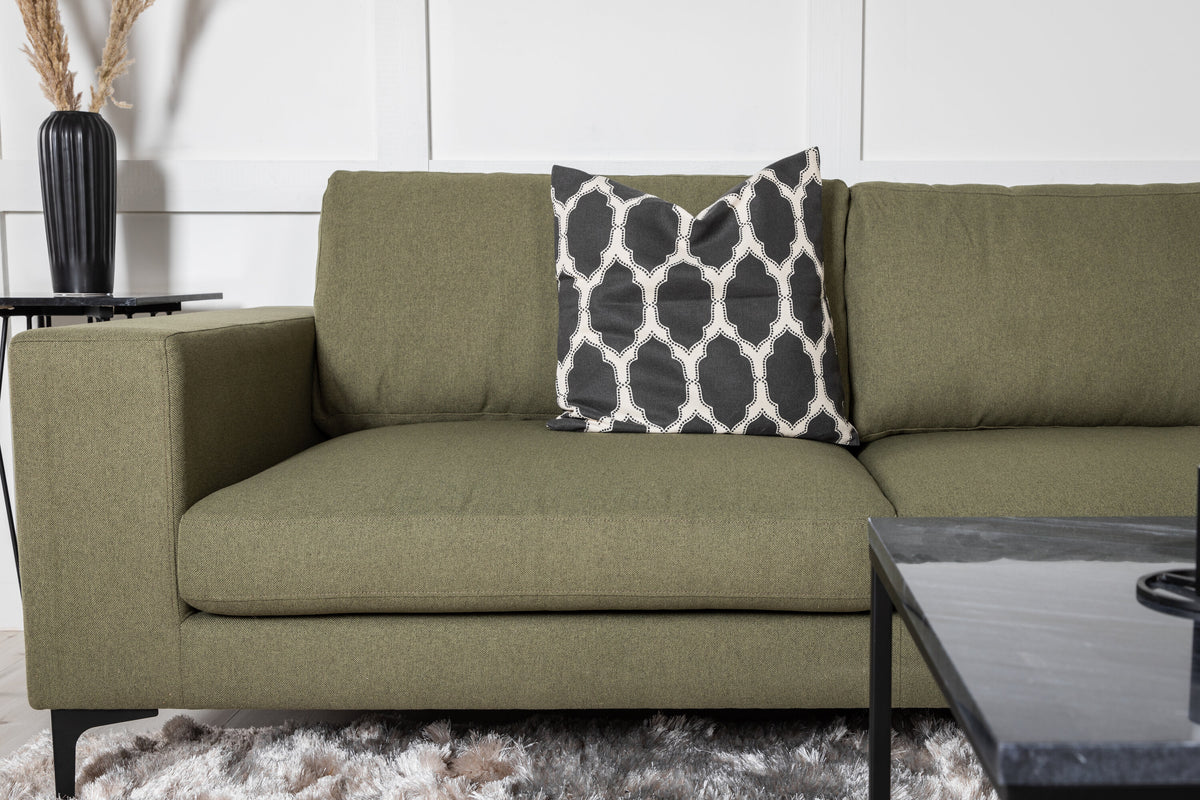 Bolero 3-sits soffor grön – livsstilsbild