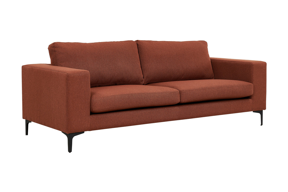 Bolero 3-sits soffor röd – detaljbild