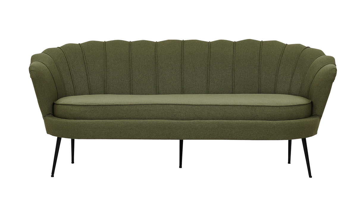 Calais 3-sits soffor grön – produktbild