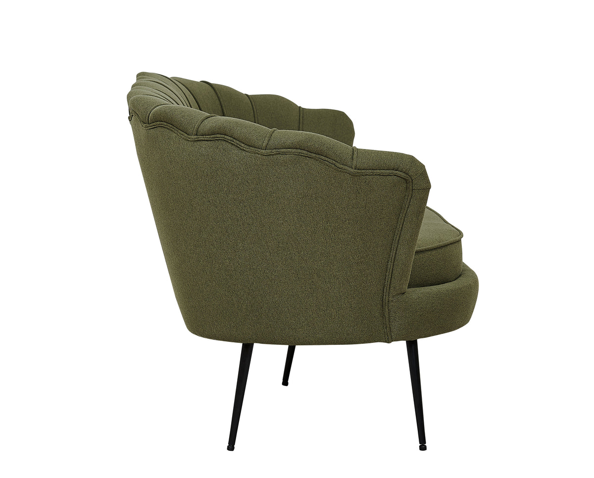Calais 3-sits soffor grön – detaljbild