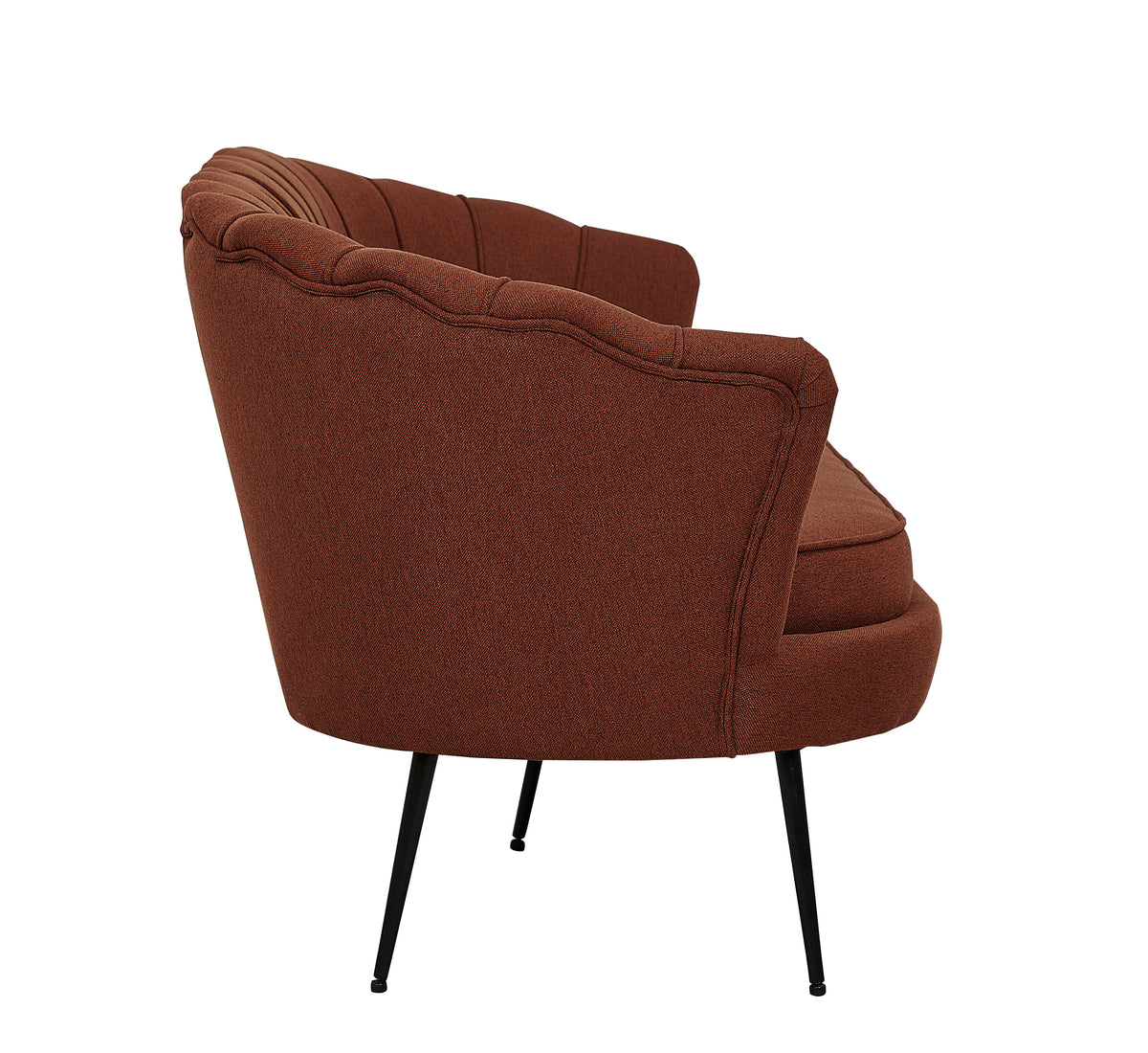 Calais 3-sits soffor röd – detaljbild
