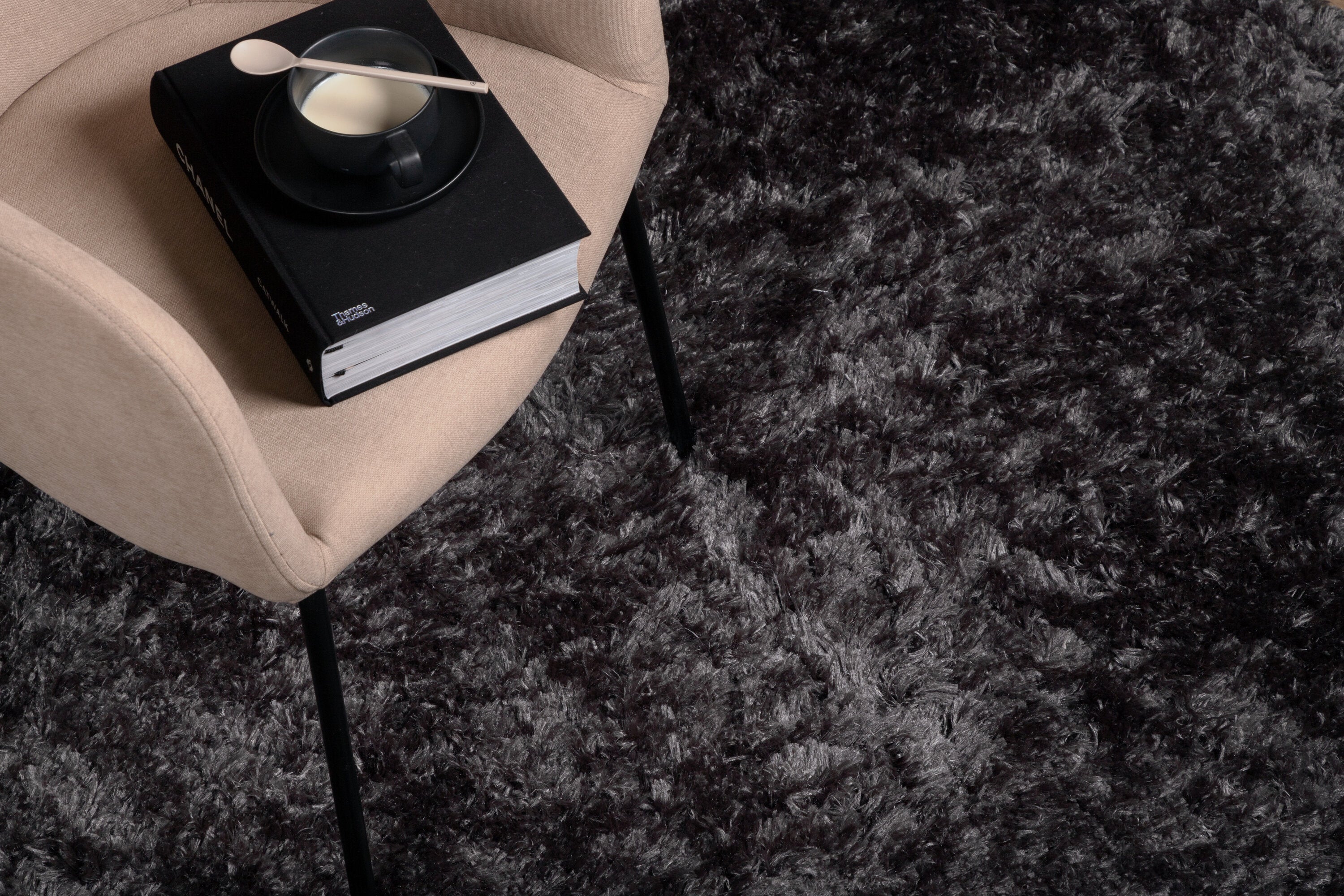 Natta Runda Mattor ⌀200 Dark Grey