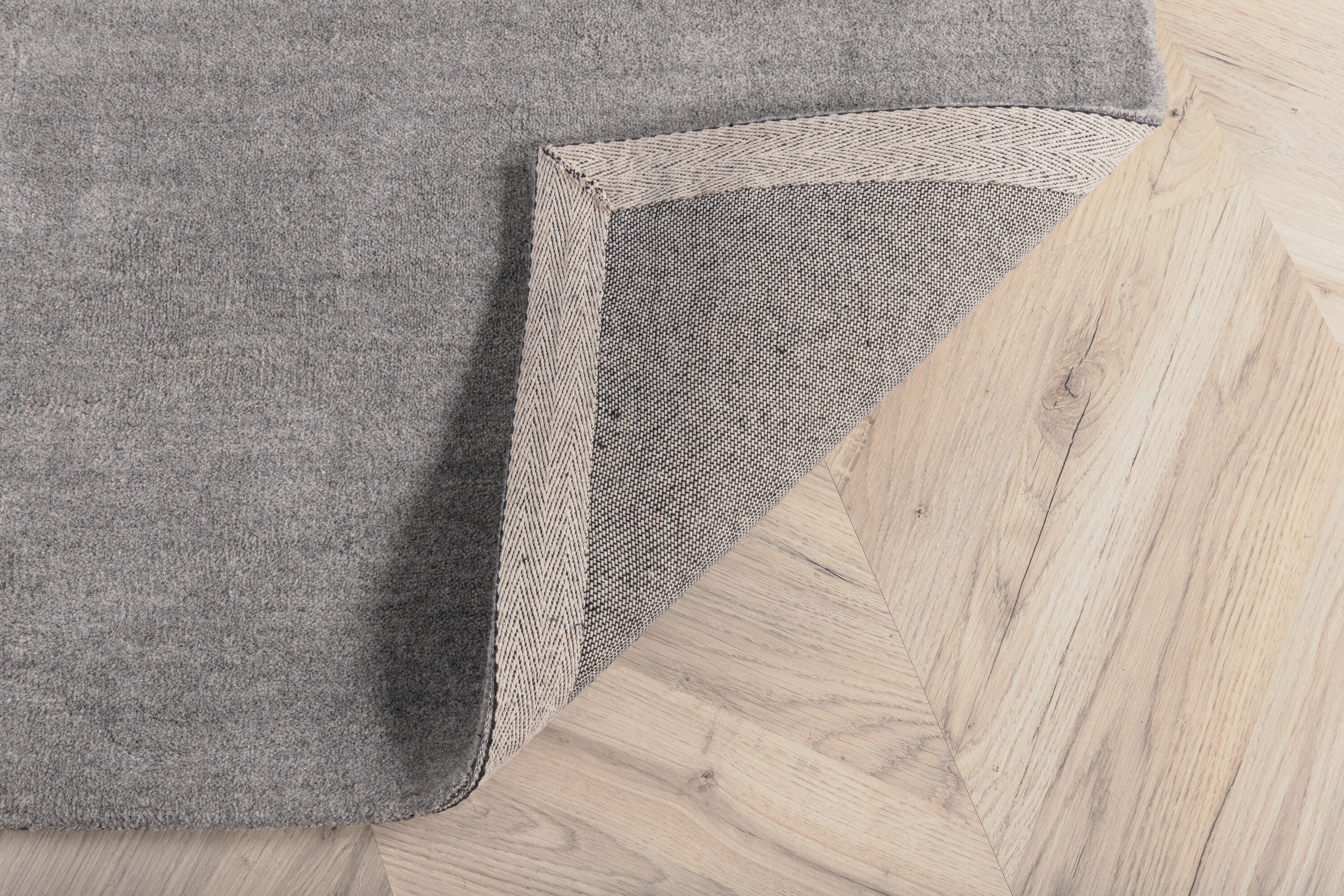 Ulla Rektangulära Mattor 350 x 250 Light Grey