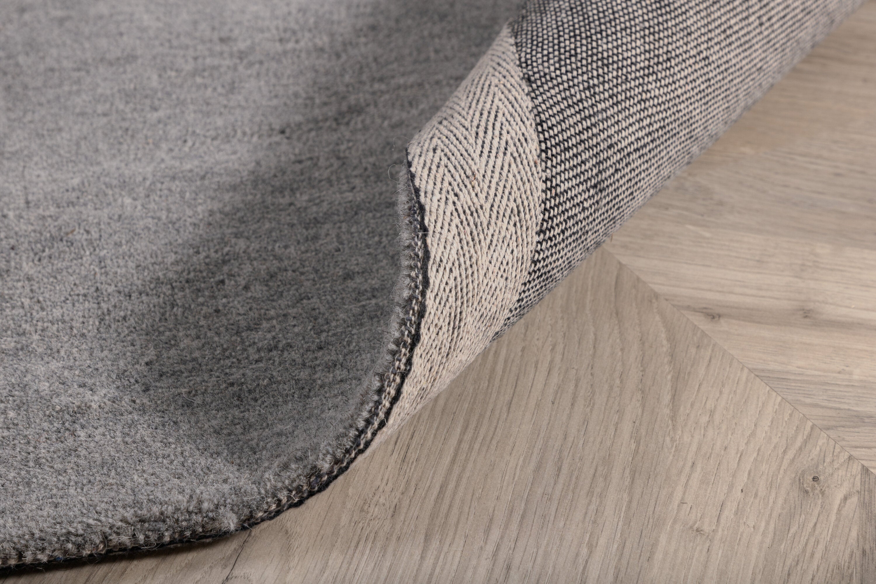 Ulla Rektangulära Mattor 350 x 250 Light Grey