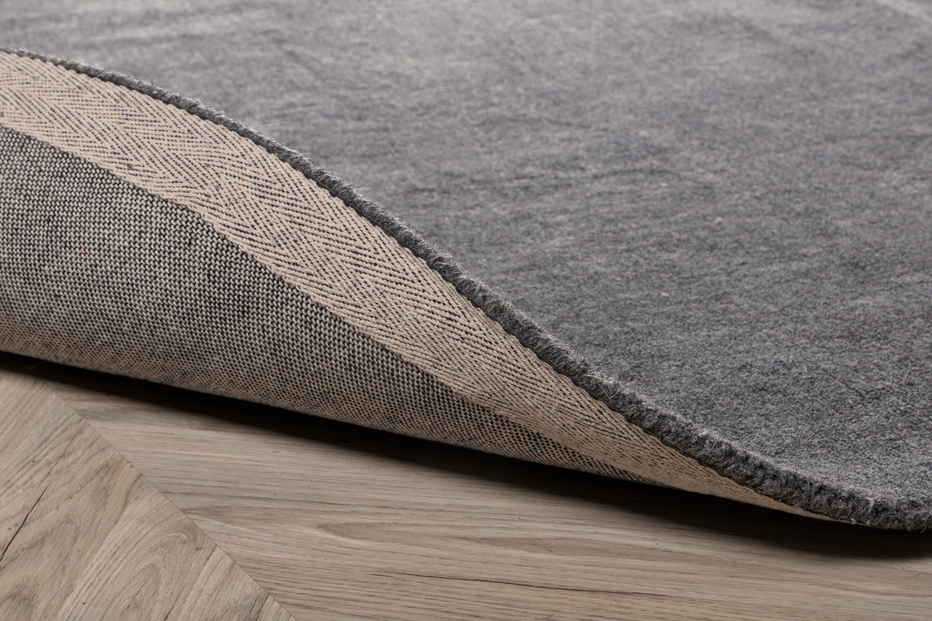 Ulla Runda Mattor ⌀200 Dark Grey