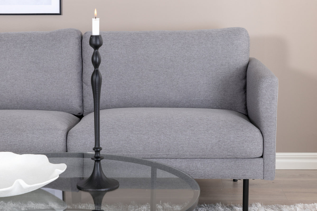 Zoom 2-sits soffor grå – stilbild
