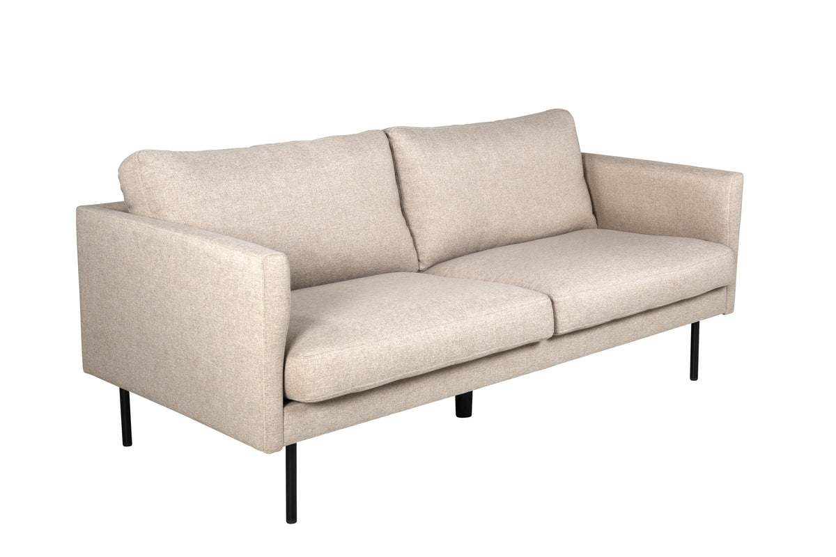 Zoom 2-sits soffor brun – sidovy