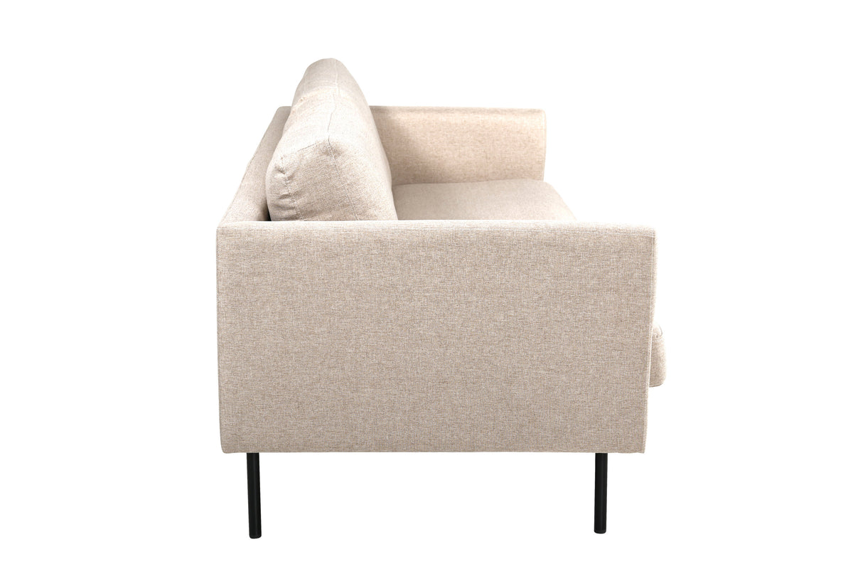 Zoom 2-sits soffor brun – detaljbild