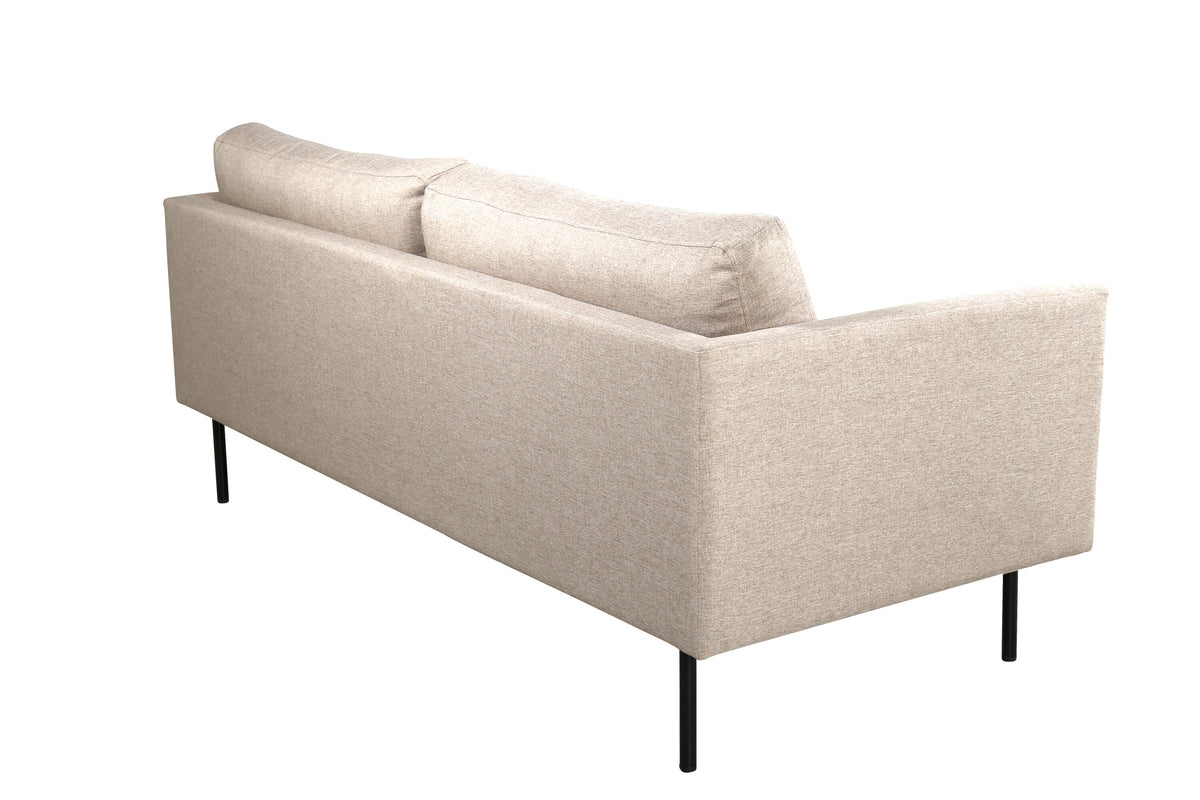 Zoom 2-sits soffor brun – detaljbild